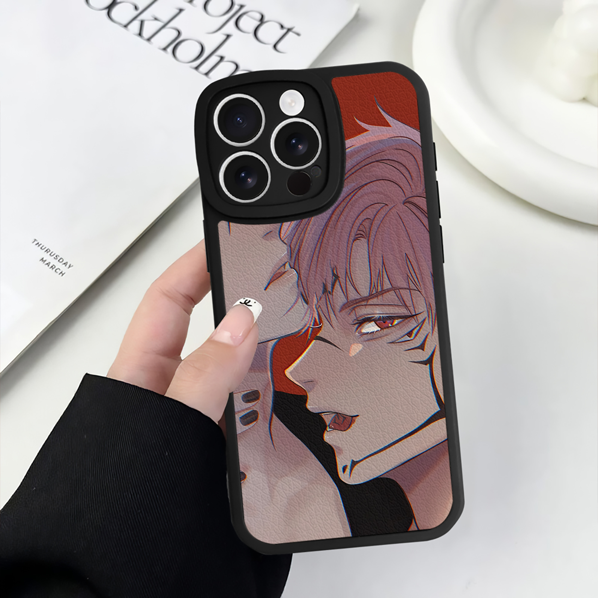 （画像用） SPY×FAMILY间谍家家酒 【iPhone 16シリーズ対応】シリコンスマホケース（レザー調） 材質：シリコン
